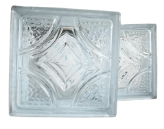 Vitroblock transparente Diseño F