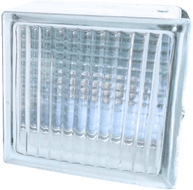 Vitroblock transparente Diseño H