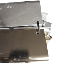 soclo de Aluminio plata brillante